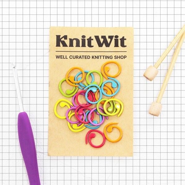 Knit Wit カラフル段数リング アソート20個入