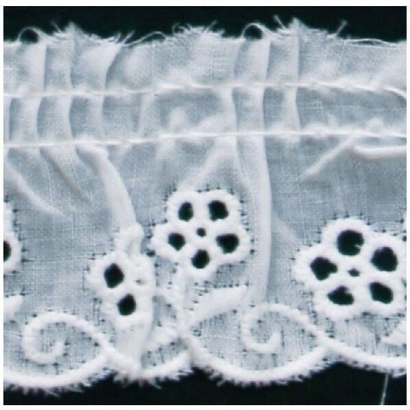 日本紐釦貿易(Nippon Chuko) 綿レースフリル