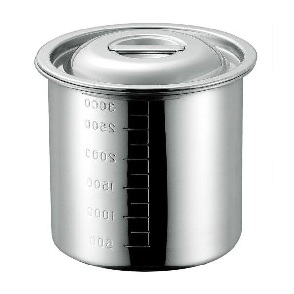 ステン目盛付寸胴鍋10cm