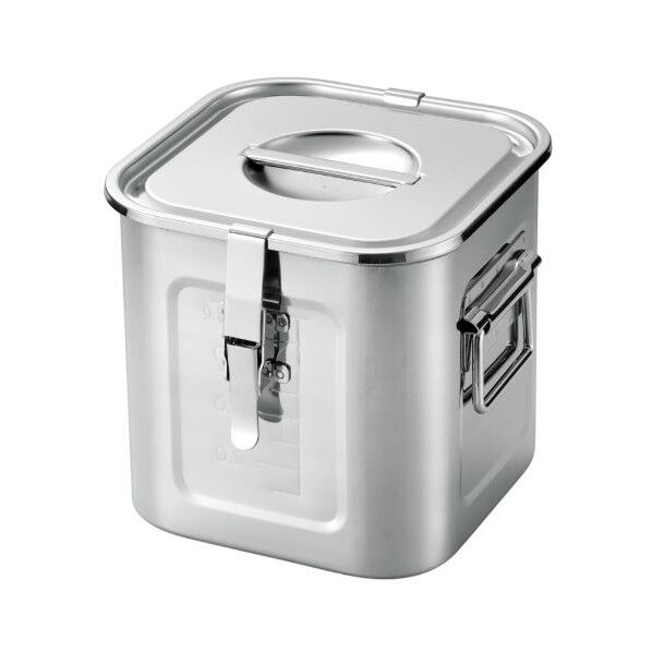 目盛付角ポット フック付27cm