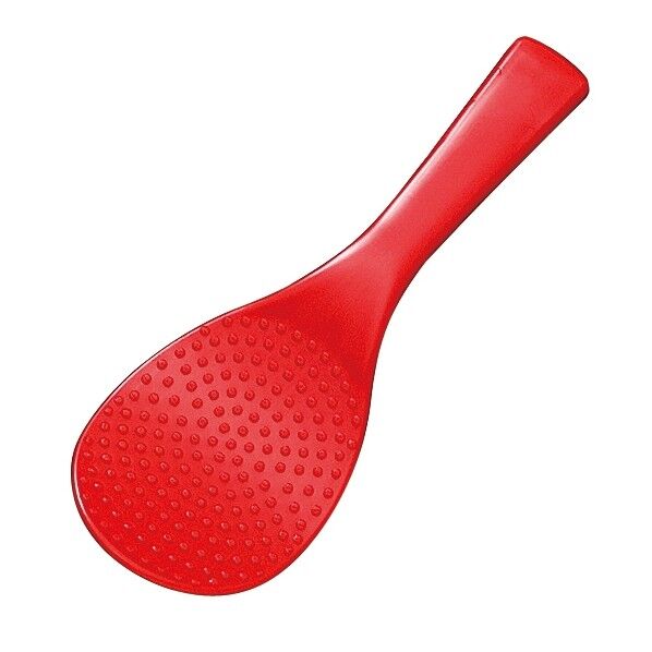 ゴハンガツキニクイ シャモジ KW-SR 赤 赤 BSY3902 1個