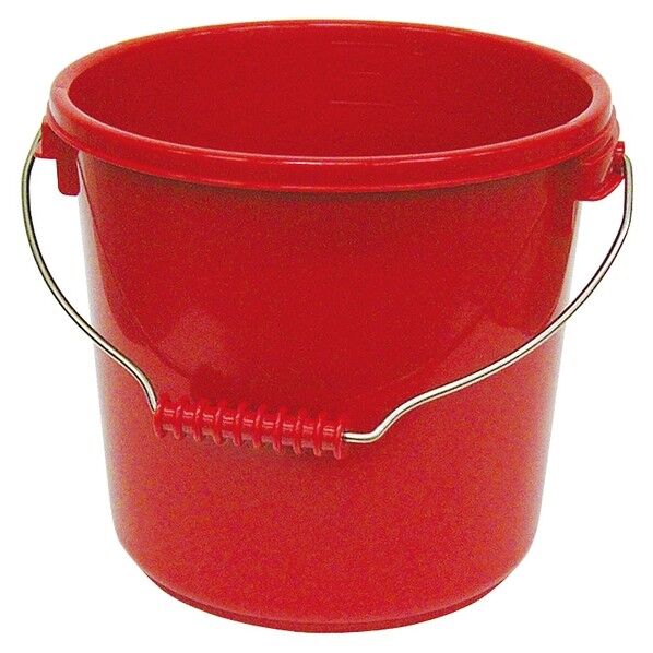 ポリプロバケツ PO-13A レッド KBK2602 1個