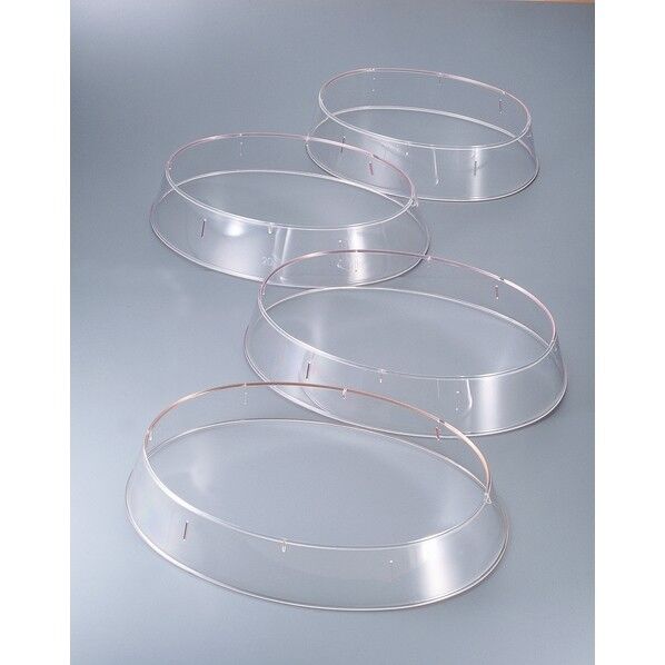 抗菌小判皿枠(ポリカーボネイト) 18インチ用 NKB47218 1個