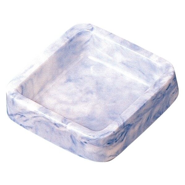 マーブル灰皿 A-300 正角 ブルー PHI724A 1個