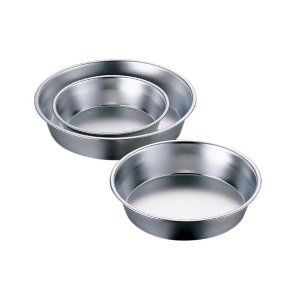 18-8総絞りテーパーケーキ共底型 15cm WKC01015 1個