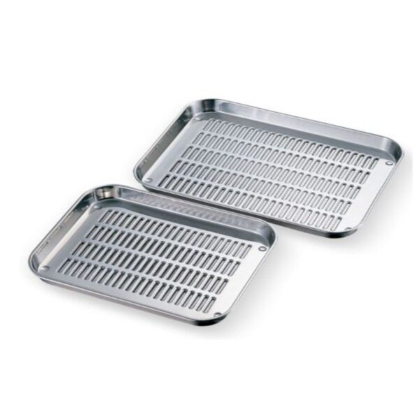 18-8水切浅型肉バット 小 022192001 1個