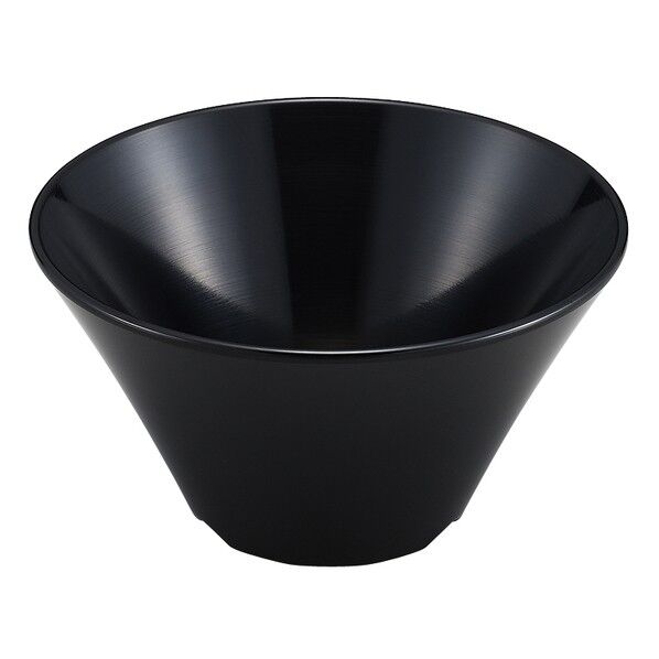 メラミン シンプル食器 ボウル12 SP-86B 黒 RBU1803 1個