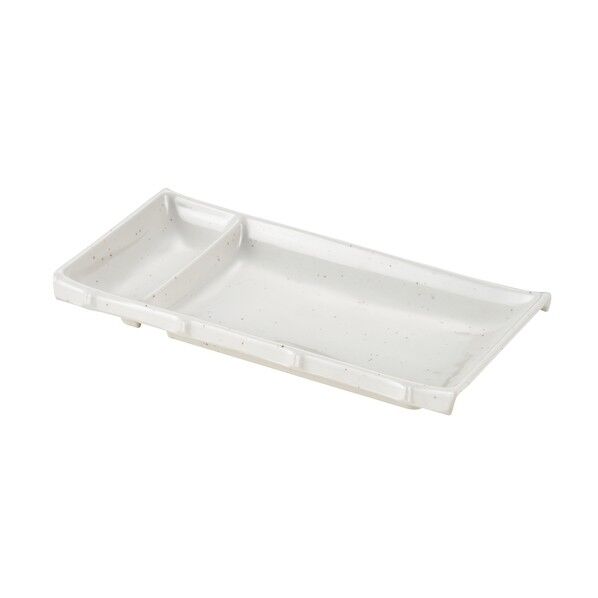 メラミン シンプル食器 角仕切皿 SP-32M マーブル RSK8702 1個