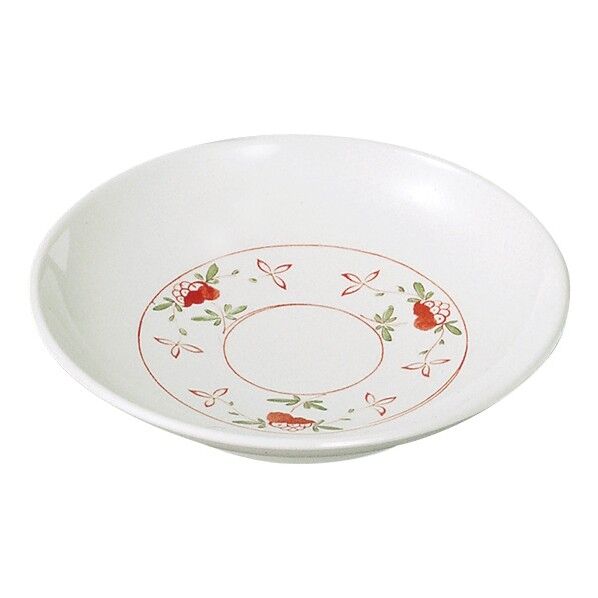 メラミン「赤絵」 取皿 AK－20A RTL34 1個