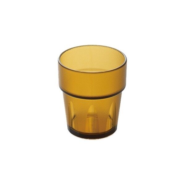 クリア食器 キングタンブラー (アンバー) 260mL TR-804A 1個