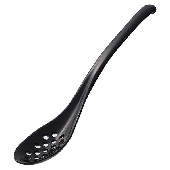 107THB(黒) スリムレンゲスプーン 穴あき トライタン 10201111 1個