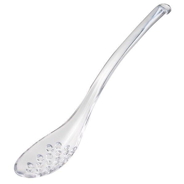 107THN(透明) スリムレンゲスプーン 穴あき トライタン 10201122 1個