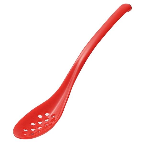107THR(赤) スリムレンゲスプーン 穴あき トライタン 10201113 1個