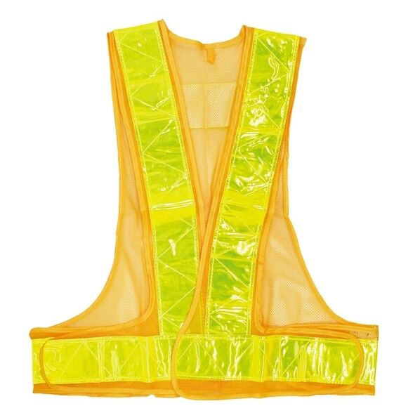 布施商店 反射安全ショート F FS-YY-70S イエロー×イエロー 1個