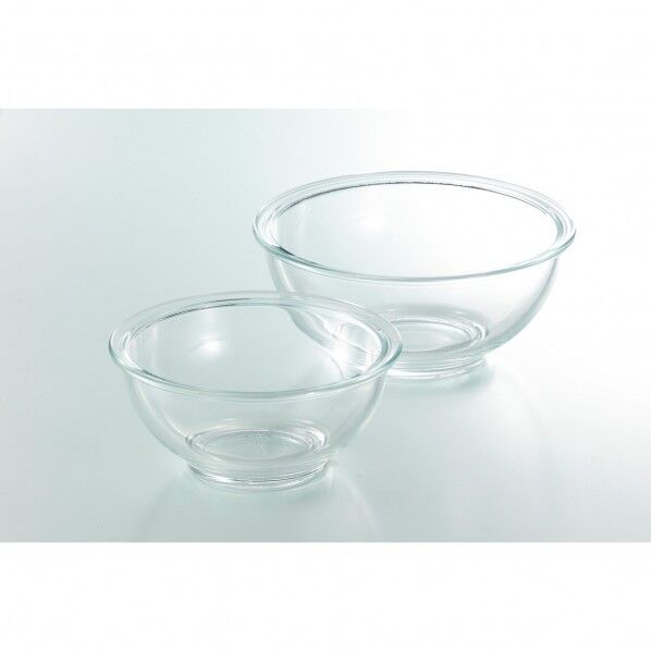 クラルテ 耐熱ガラスボウル 2点セット
