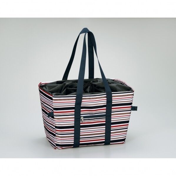 保冷買い物かご ボーダー