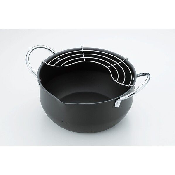 たっぷり深型揚げ鍋22cm