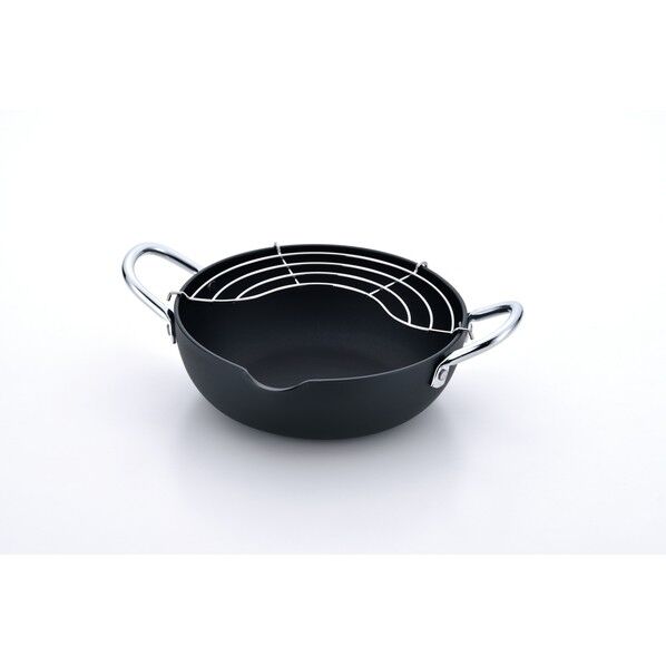 鉄の天ぷら鍋24cmアミ付