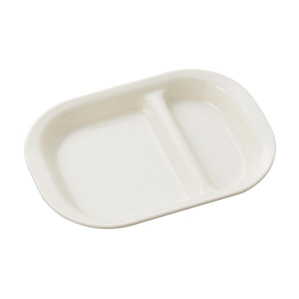 角仕切皿 クリーム 小 CK-10 1個