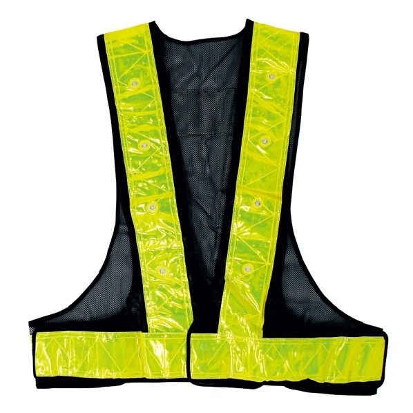 布施商店 安全LED F 紺×イエロ- LED-BY-70 1個