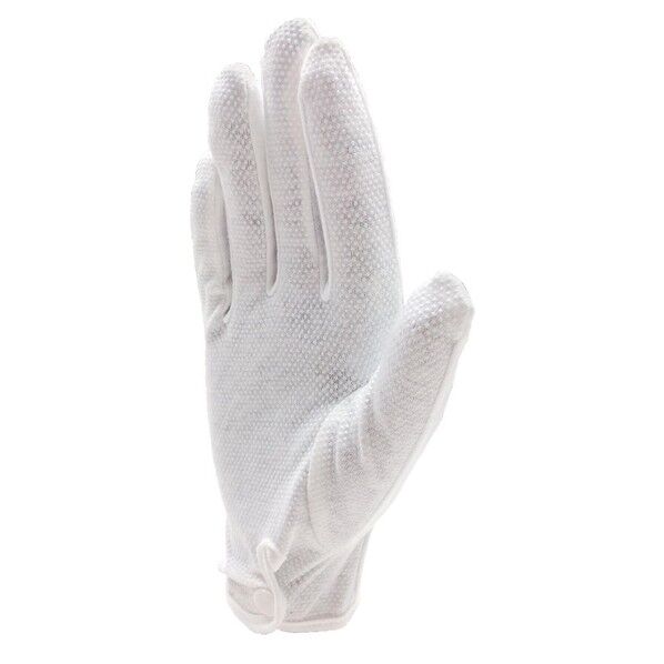 滑り止め付き(ボツ付)ボタンホック スムス手袋(綿セーム・マチ付) S FT-3206-1P 1双