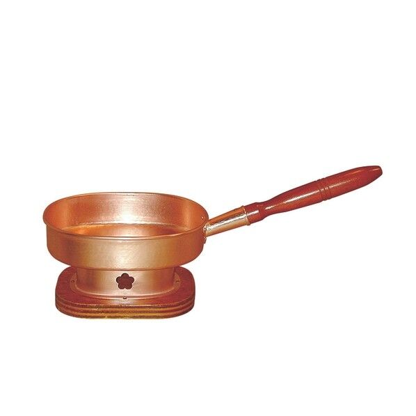 銅木柄台付十能 DZY13 1個