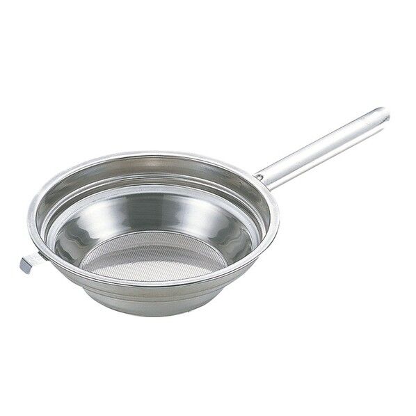 UK18-8片手ハンドルパンチング段付油こし 18cm AAB1418 1個