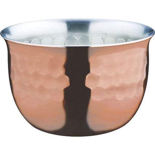 華 ぐいのみ 槌目銅ミラー 60ml RGI6101 1個