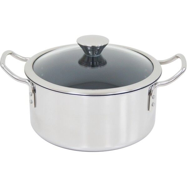 18-0IHデュオ 両手鍋 20cm ADY0301 1個