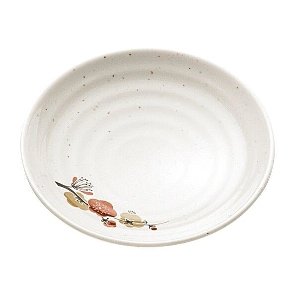 メラミン「元禄梅」 小皿 U-14 RKZ43 1個