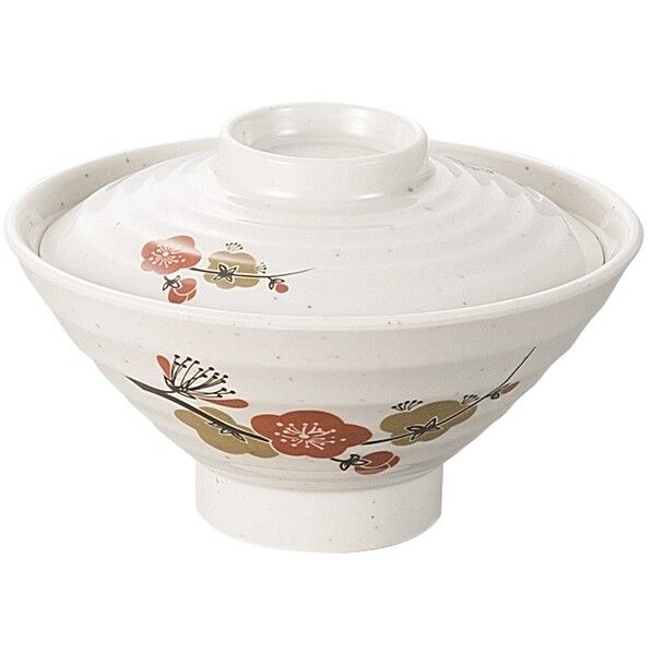 メラミン「元禄梅」 飯茶椀 身 U－4A RMS49001 1個