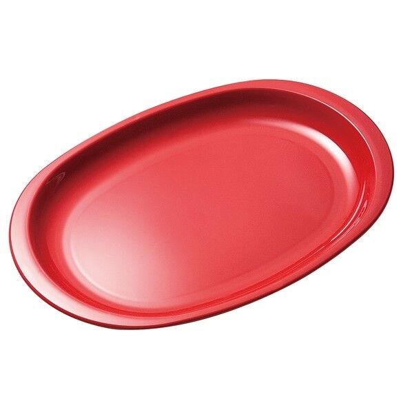 (レッド) ポリプロ小判皿 1707R 1個