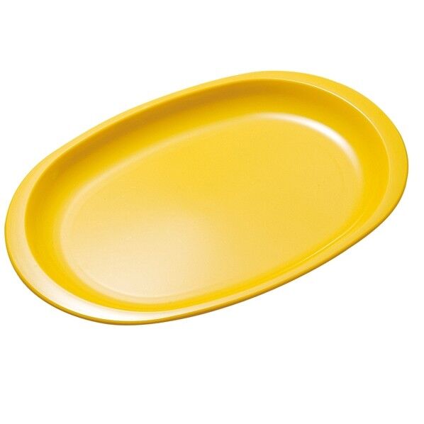 (イエロー) ポリプロ小判皿 1707Y 1個