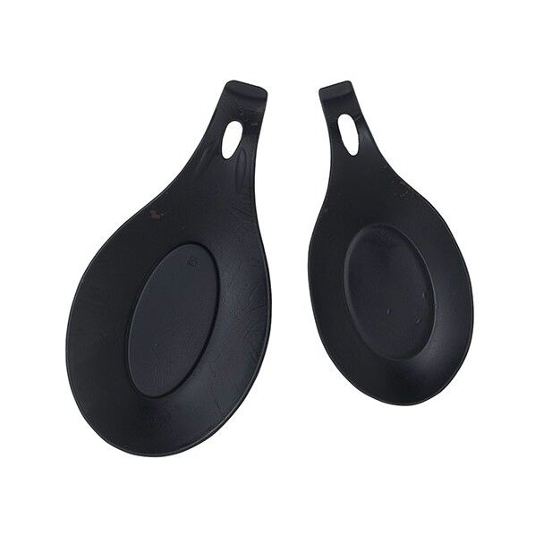 佐藤金属 シリコンブラック おたまホルダー 2P