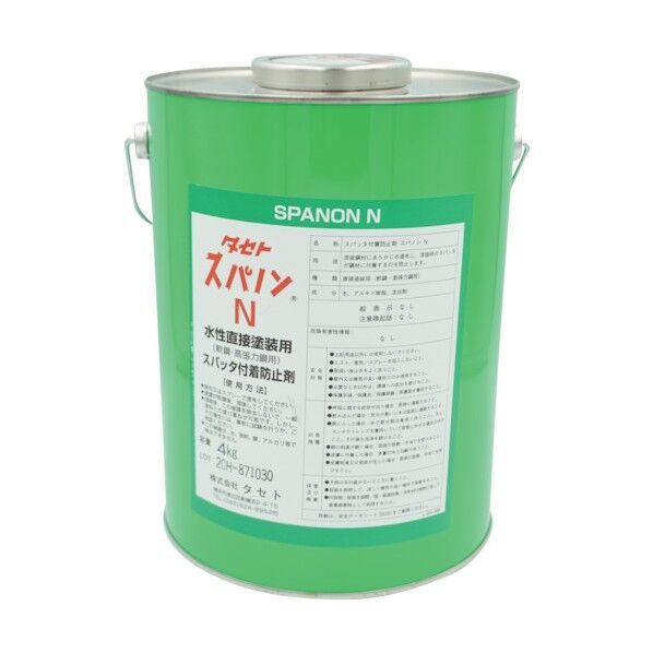 スパッタ付着防止剤 スパノンN 乳白色 4kg SN.4 1点