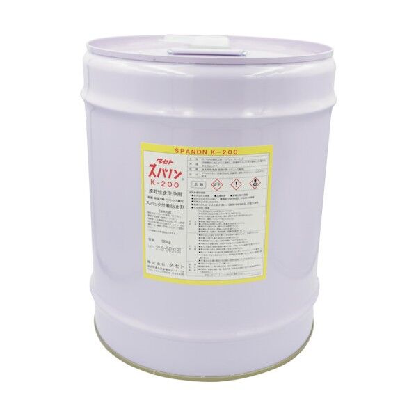 スパッタ付着防止剤 スパノンK-200 透明 18kg SK200.18 1点