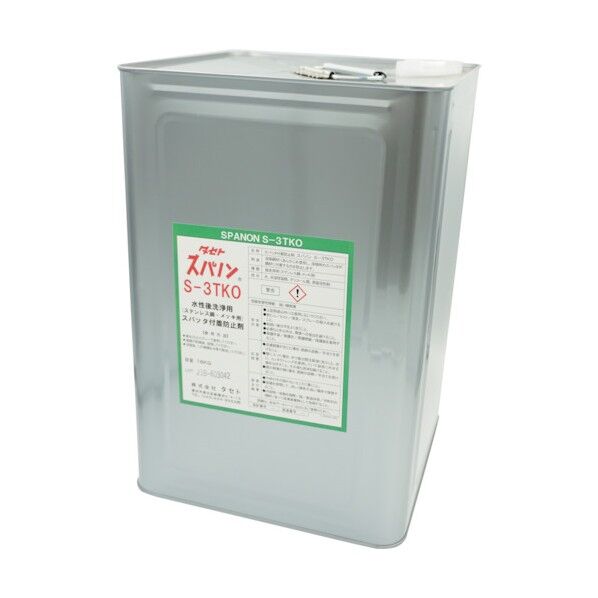スパッタ付着防止剤 スパノンS-3TKO 透明 18kg SS3TKO.18 1点