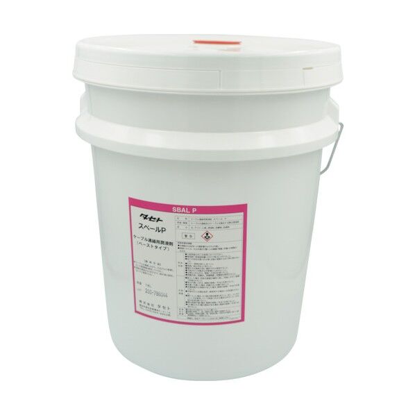 ケーブル通線用潤滑剤(ペーストタイプ)スベ-ルP 白濁色 18L SBP.18 1点