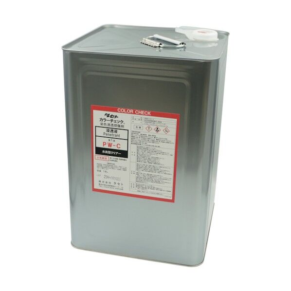カラ-チェック浸透液 PW‐C 透明 18L PWC.18 1点