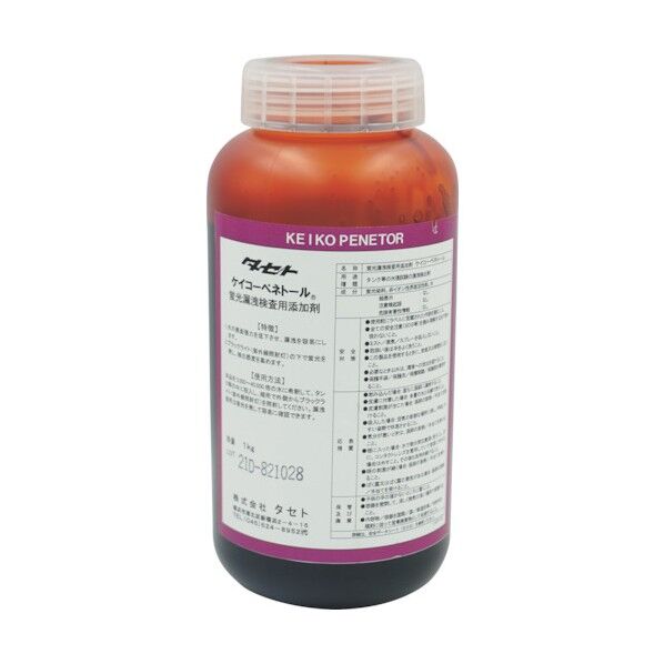 蛍光漏洩検査用添加剤(水漏れ用)ケイコ-ペネト-ル 黒褐色 1kg KPT.1 1点
