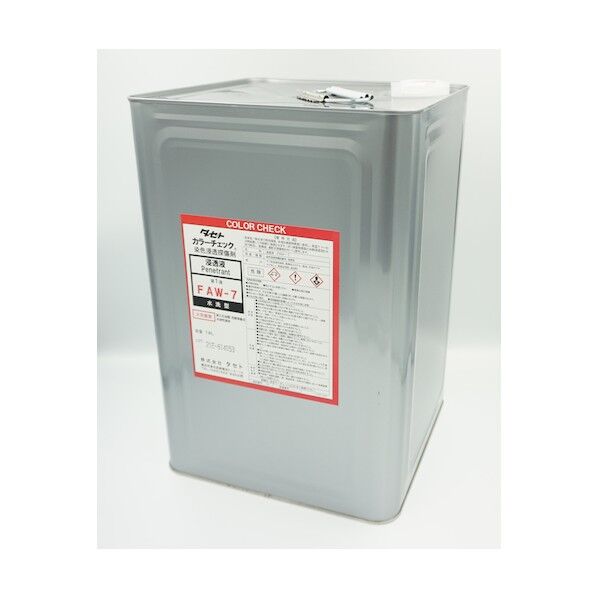 カラーチェック浸透液 FAW‐7 赤 18L FAW7.18 1点