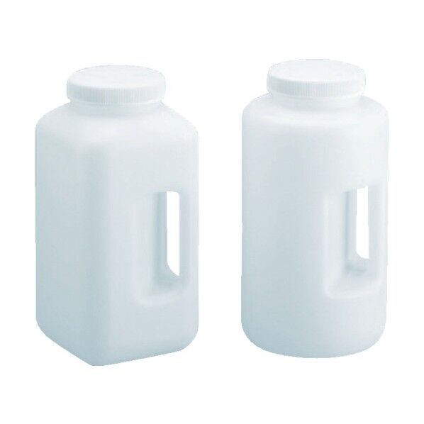 ハンドル付広口瓶 丸型 HDPE製 583357 1本