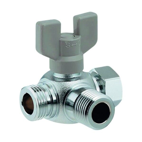 三方ボール切替弁(片ナットつき)