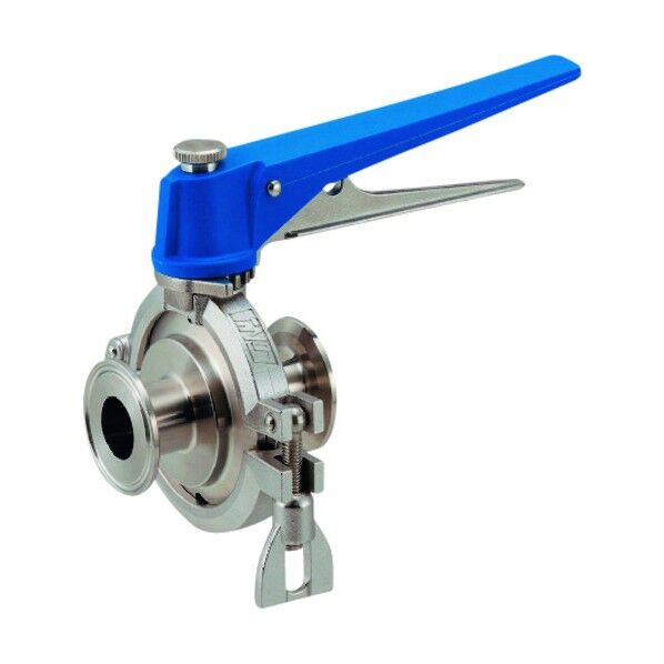 サニタリーバタフライバルブ(分割式) 691-35-A 1個