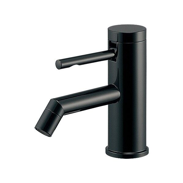 カクダイ(KAKUDAI) シングルレバー立水栓 ブラック 716-290-D 1個