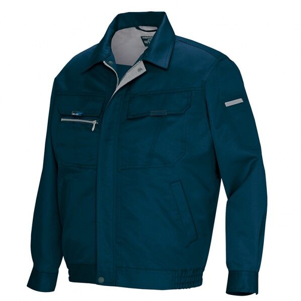 長袖ブルゾン（男女兼用） 008ネイビー LL 9001 1点