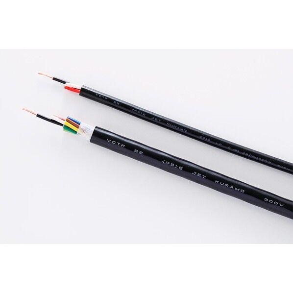 倉茂電工株式会社 ビニソフトVCTF-22 16芯X1.25SQ 10m 黒 VCTF-22 10m...
