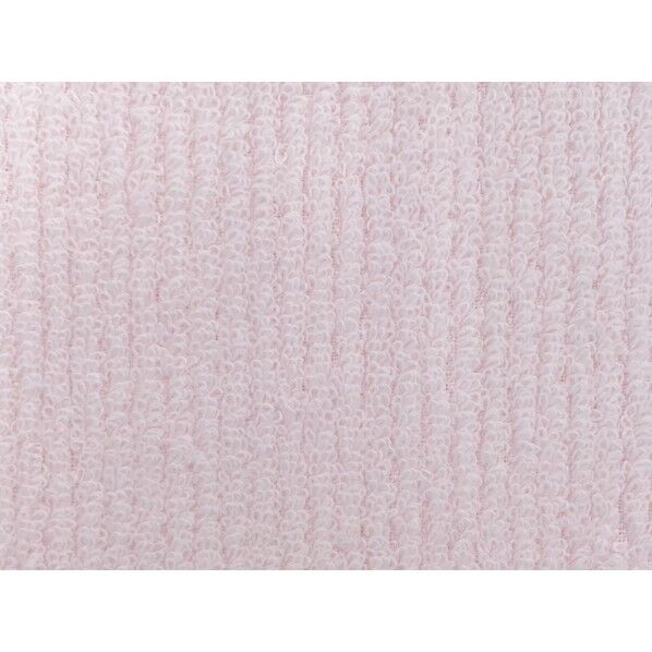  バスタオル あぜ織り リブカラー 約60×120cm ピンク BN601402 1個