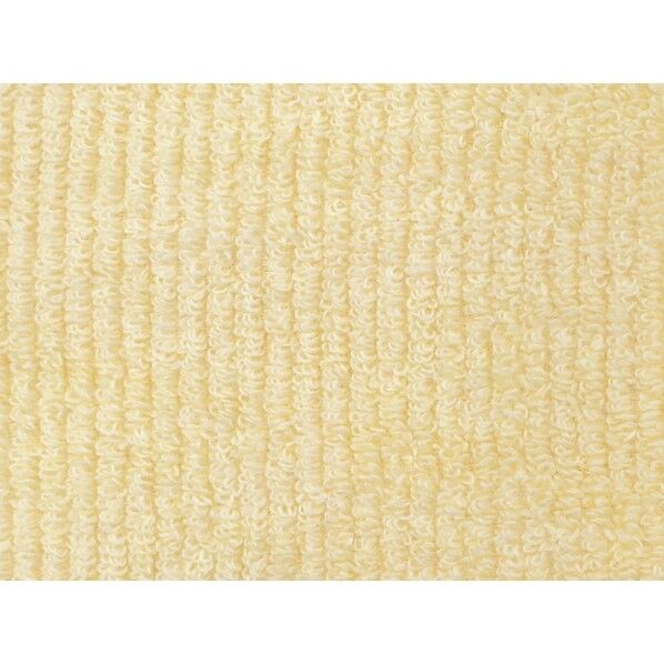  バスタオル あぜ織り リブカラー 約60×120cm イエロー BN601403 1個