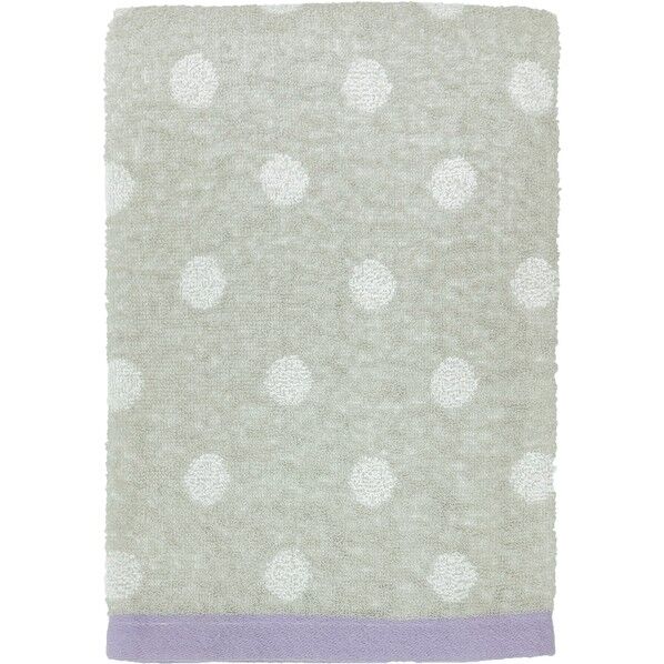 バスタオル モアシリーズ 約60×120cm ドットグレー BO474829 1個